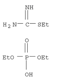 Carbamimidothioic acid, ethyl ester, diethyl phosphate (1:1)